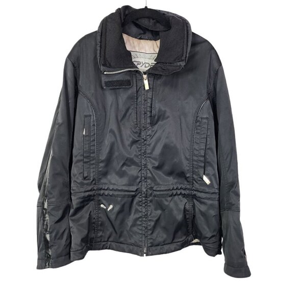 SPYDER Black Full Zip Ski Jacket Thinsulate Womens Size 12 - Picture 1 of 16
